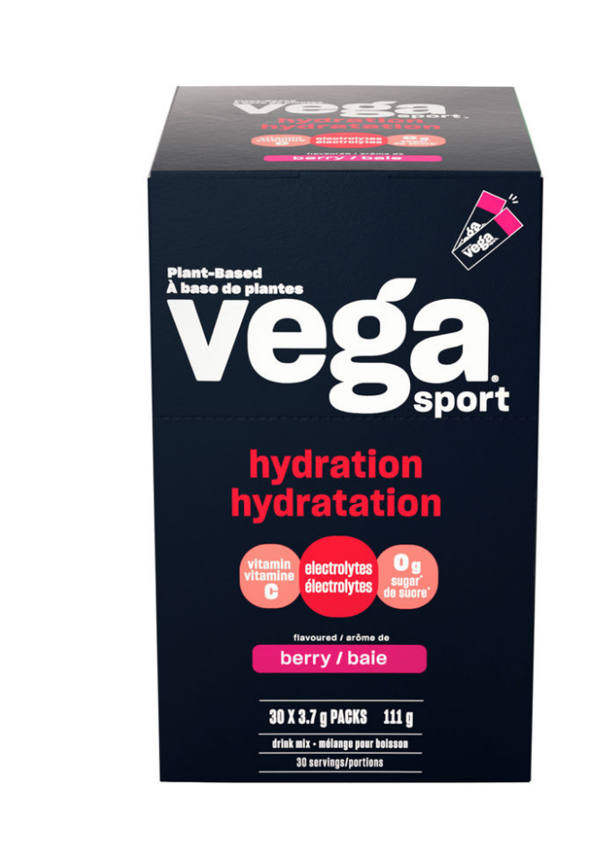 Vega Sport Electrolyte Hydrator Powder Tasty Twist Power Nutrient 30 Sticks NEW