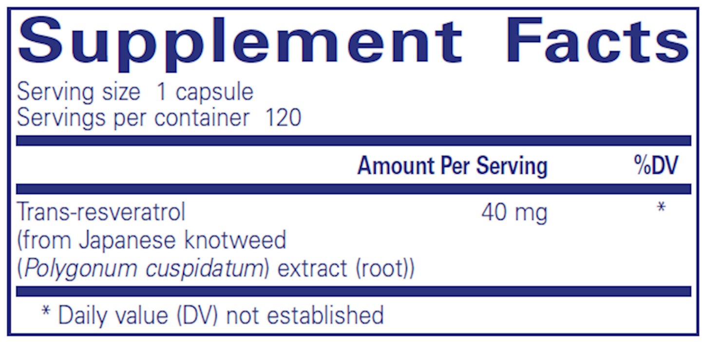 Pure Encapsulations Resveratrol