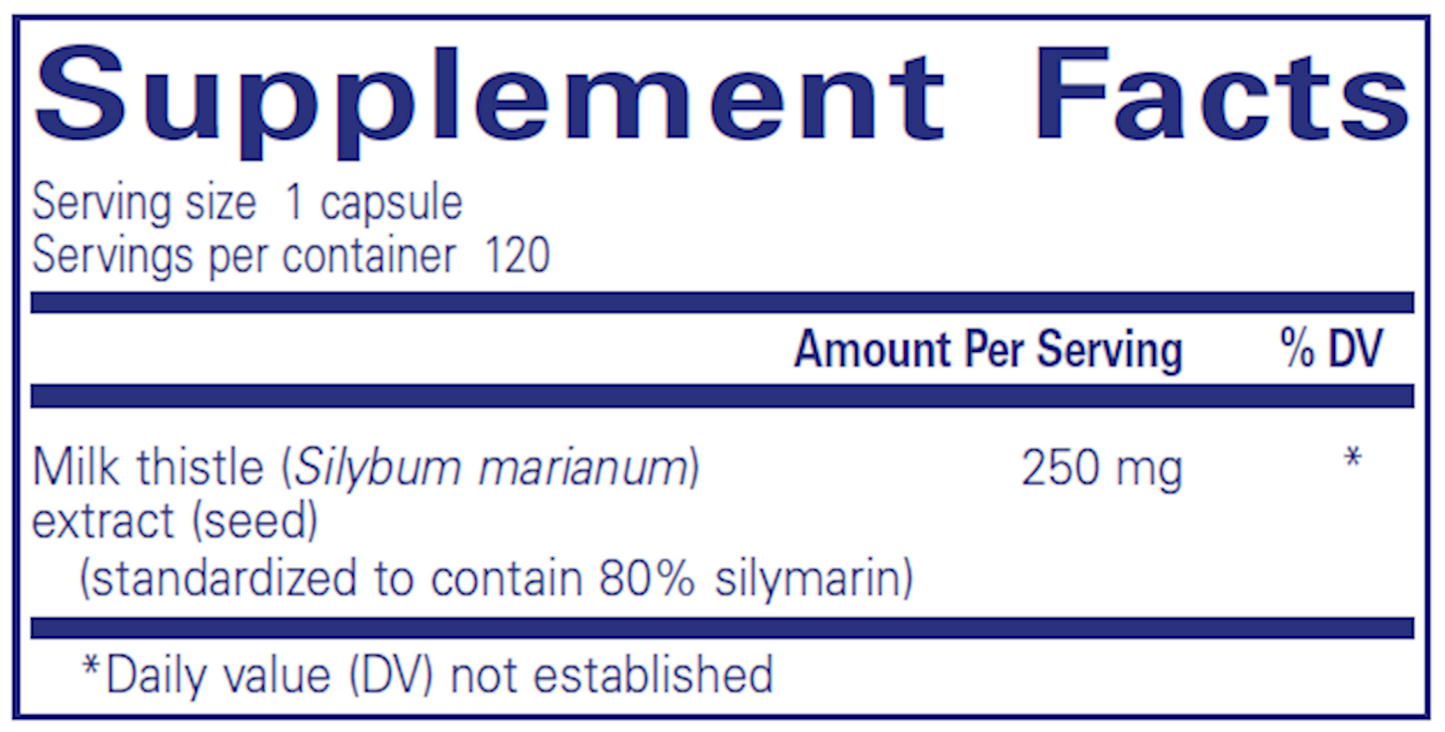 Pure Encapsulations Silymarin 250 mg