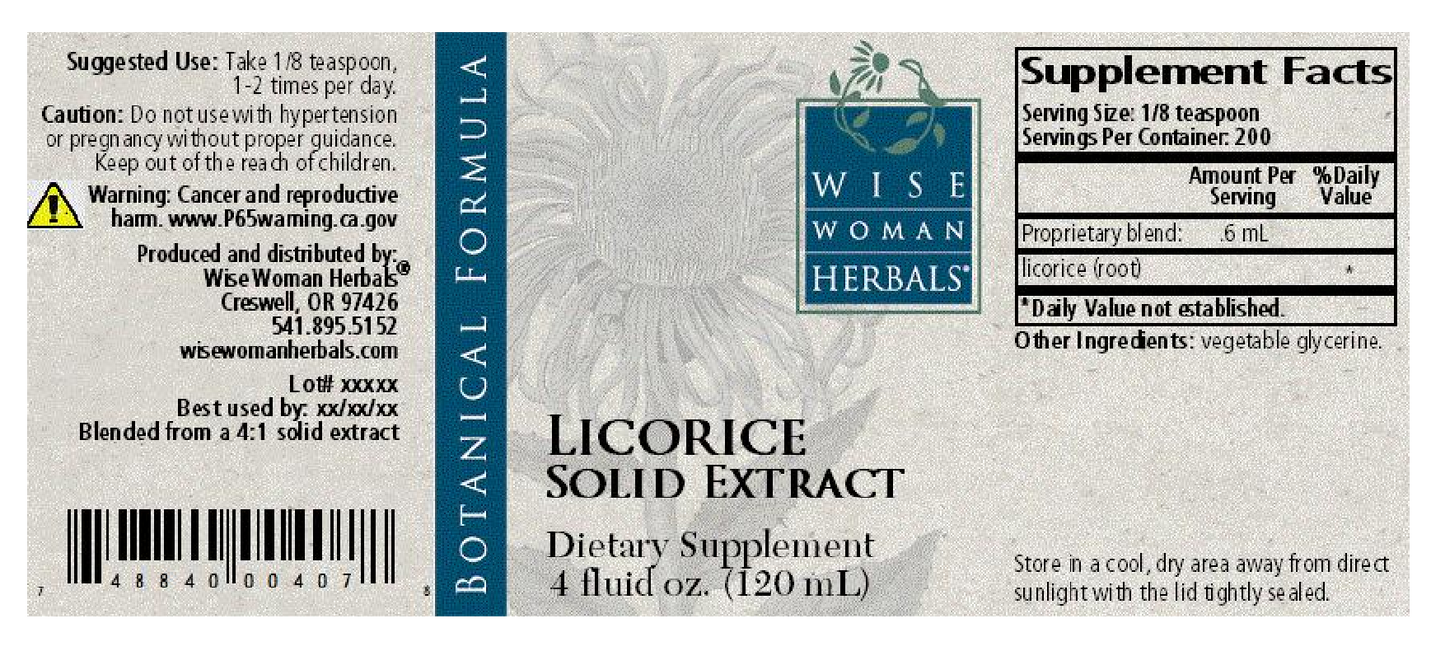 Wise Woman Herbals Licorice Solid Extract