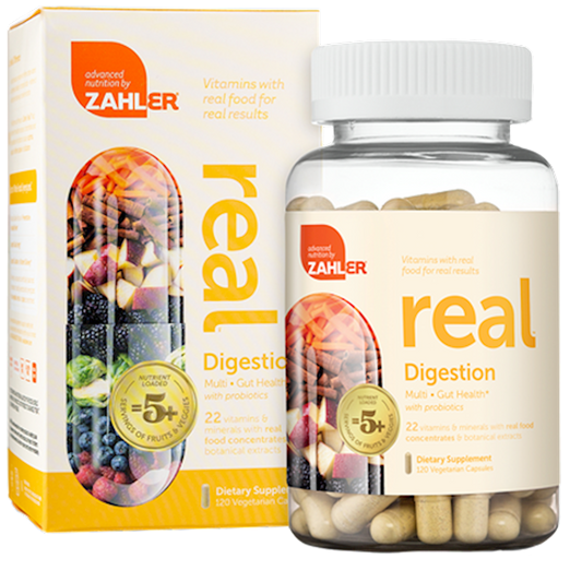 Advanced Nutrition by Zahler Real Digestion Multi 120 vegcaps