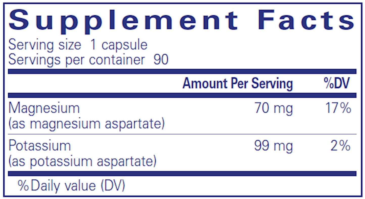 Pure Encapsulations Potassium Magnesium (aspartate)