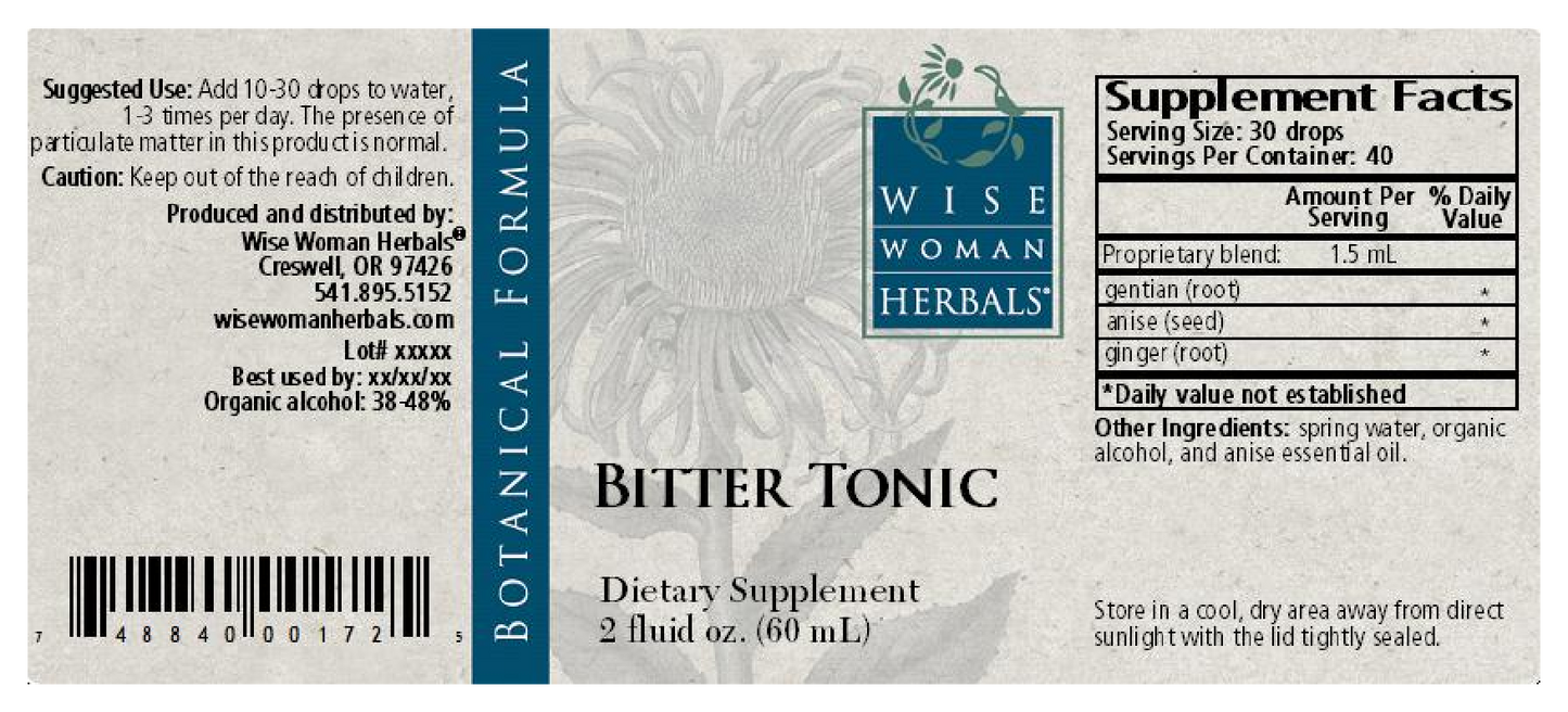 Wise Woman Herbals Bitter Tonic 2 oz